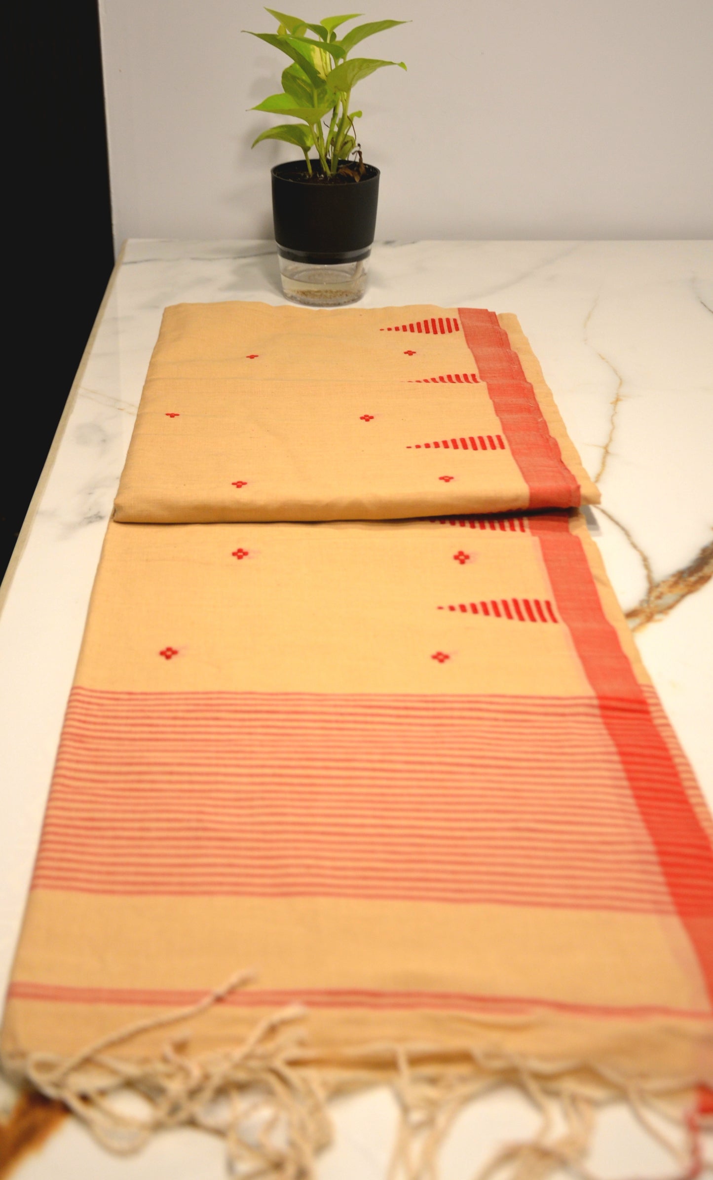 Premium Chatai pattern cotton saree