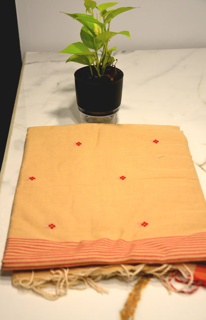 Premium chatai print cotton saree